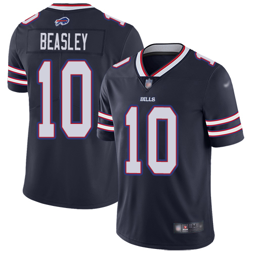 Men Buffalo Bills #10 Cole Beasley Limited Navy Blue Inverted Legend NFL Jersey